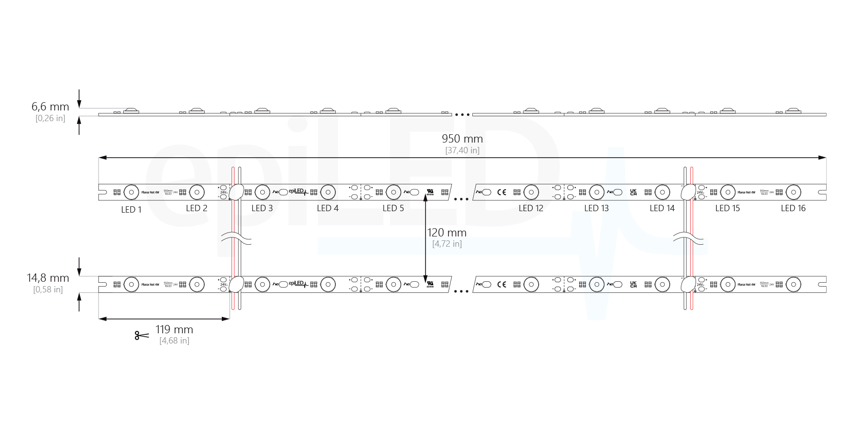 led-board-planar-net-4w-dimensions