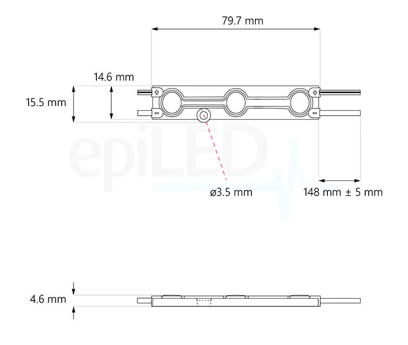 led-module-ultimo-abmessungen