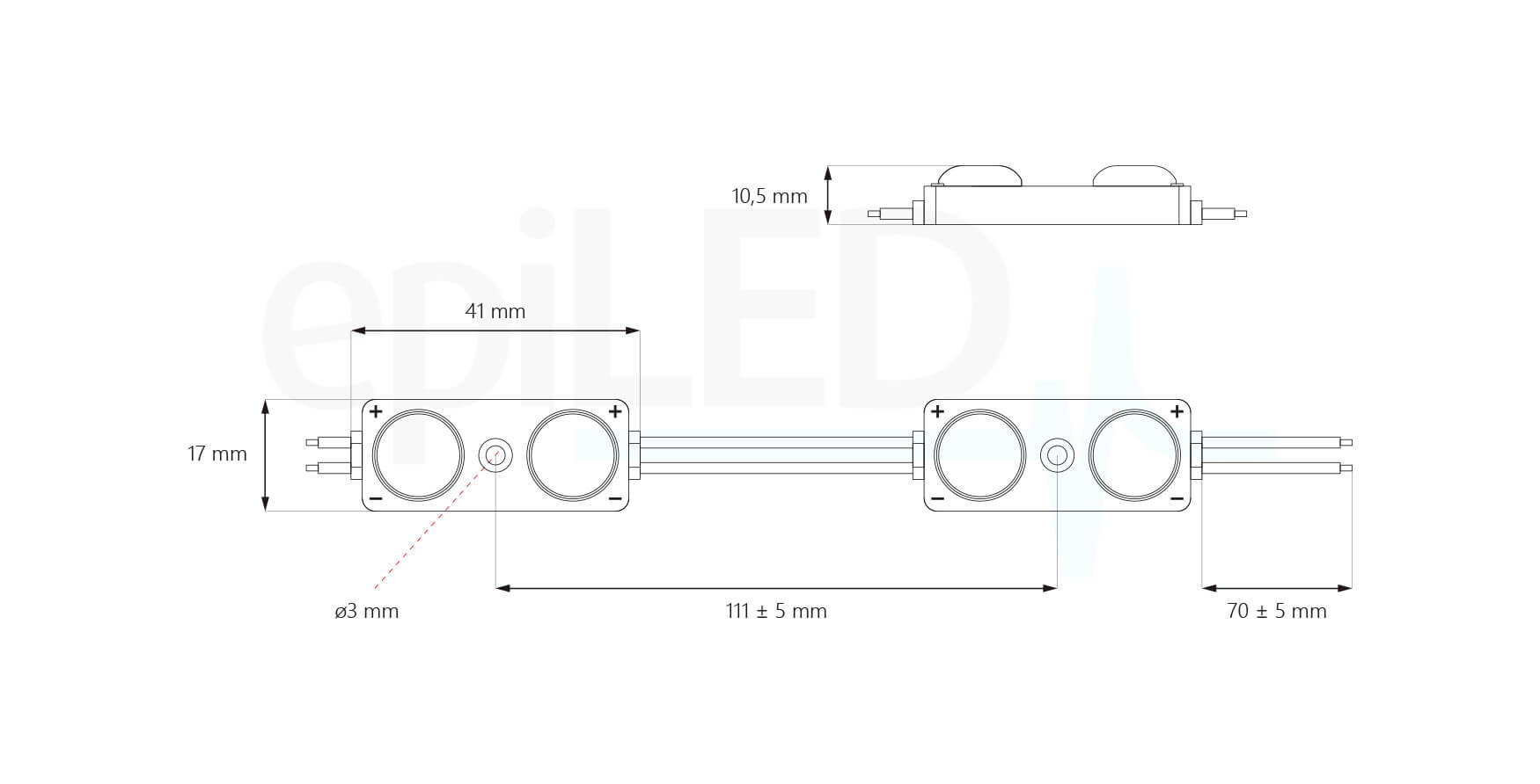 led-module-volton-abmessungen