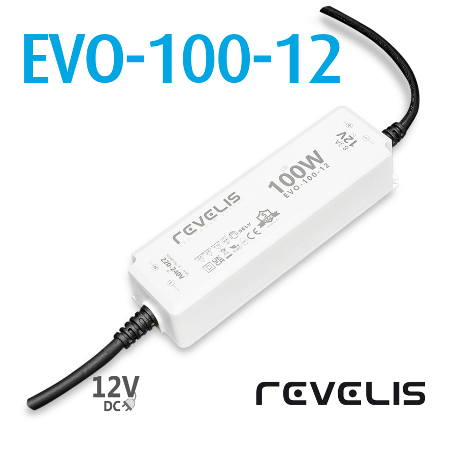 Napájecí zdroj PFC IP67 Revelis EVO-100-12