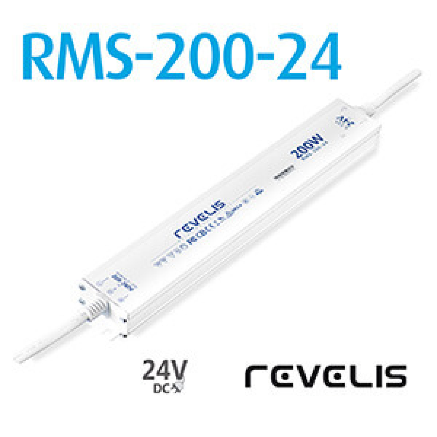 Napájecí zdroj Metal Slim IP67 Revelis RMS-200-24