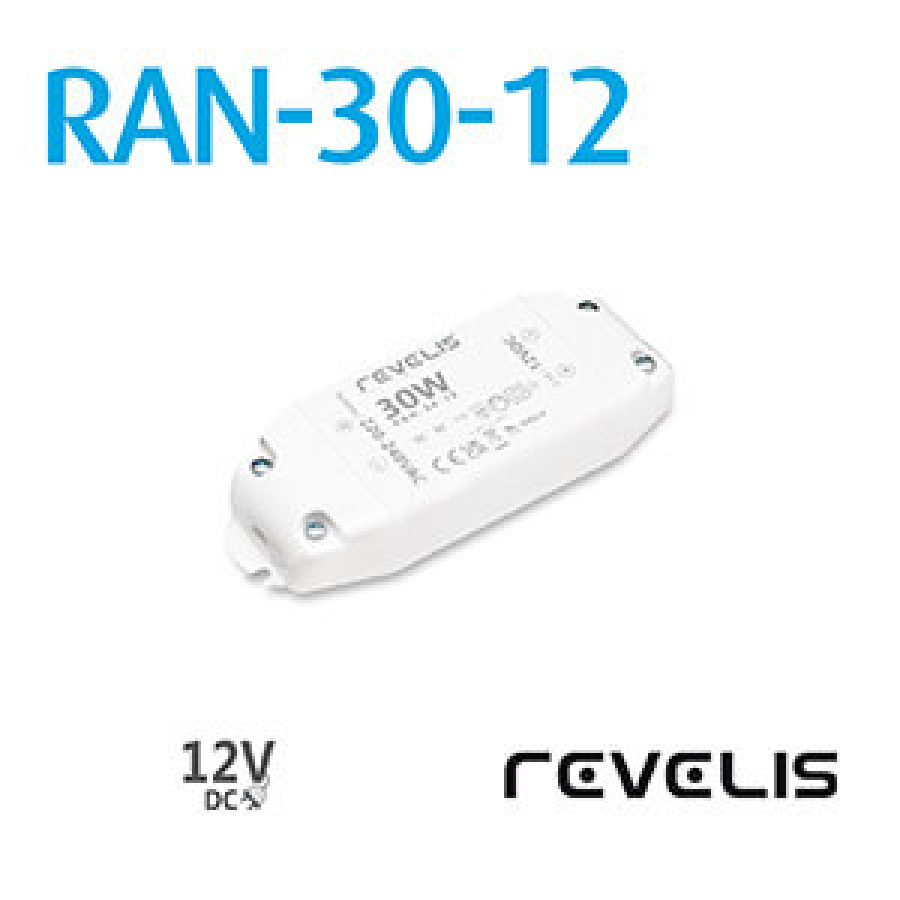 Nábytkový napájecí zdroj IP20 Revelis RAN-30-12