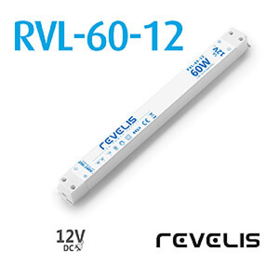 Napájecí zdroj Super Slim IP20 Revelis RVL-60-12
