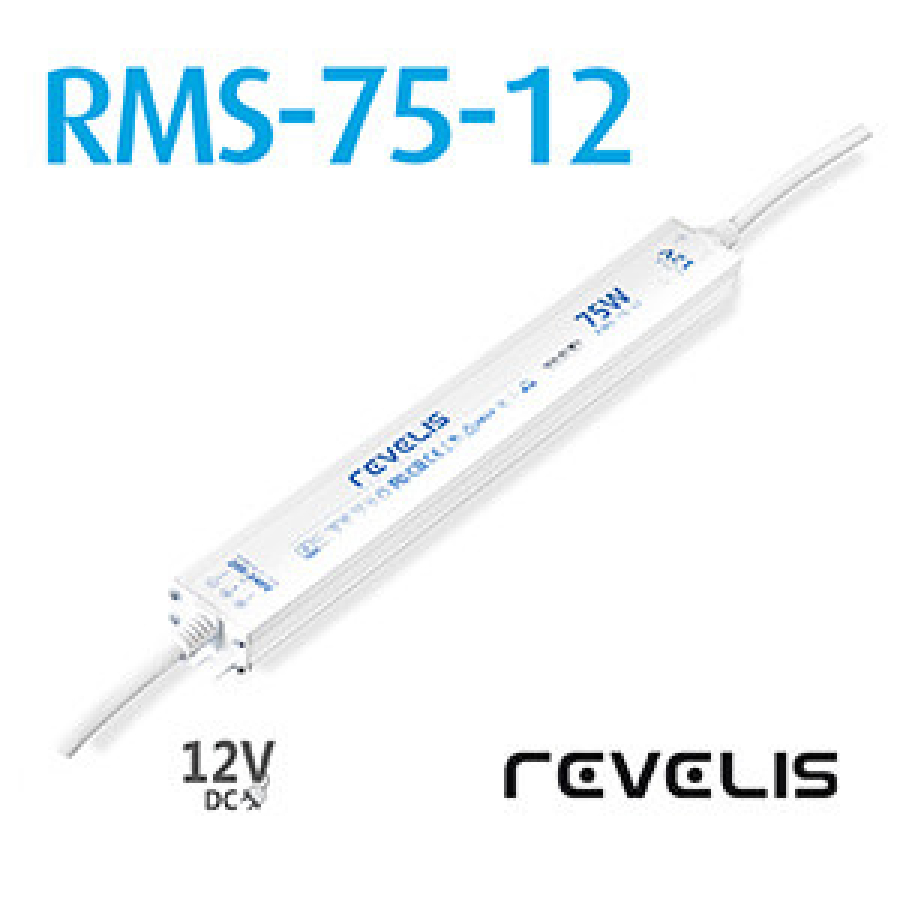 Napájecí zdroj Metal Slim IP67 Revelis RMS-75-12