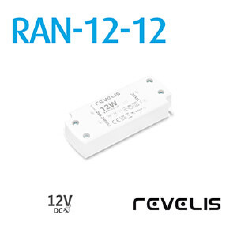 Nábytkový napájecí zdroj IP20 Revelis RAN-12-12
