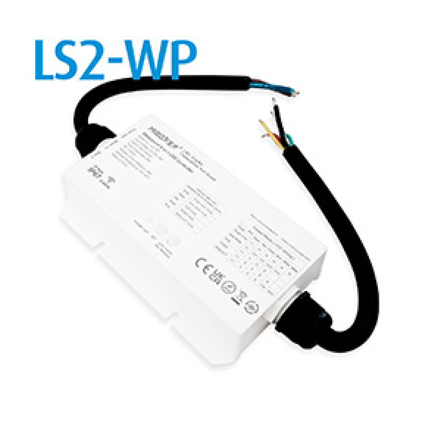 Vízálló vezérlő: RGB+CCT, RGBW, RGB, CCT és MONO LED fényforrásokhoz Mi-Light MiBoxer LS2-WP